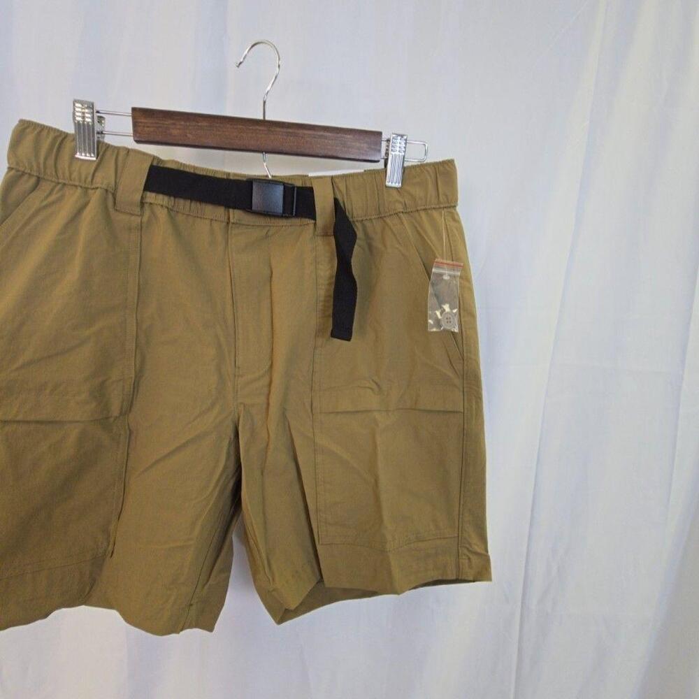 Sonoma Goods For Life Shorts Mens 36 Beige Cargo Quick Dry Stretch Belted - Picture 3 of 15